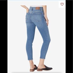 Madewell mid-rise skinny cropped jeans